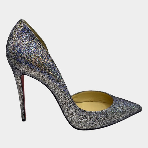 Christian louboutin silver outlet