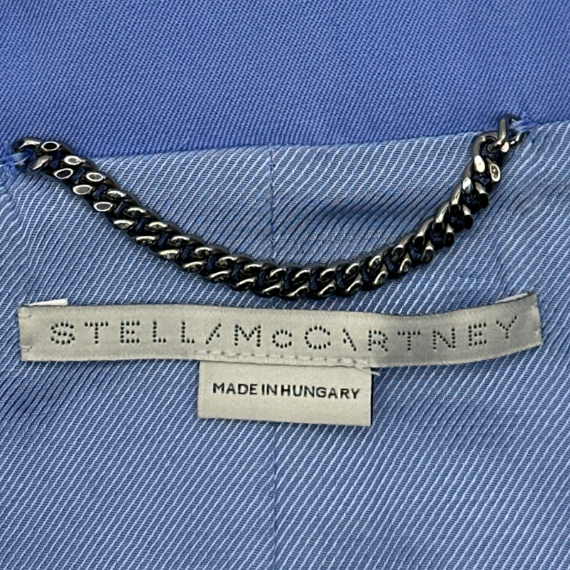 STELLA MCCARTNEY women's light blue wool jacket