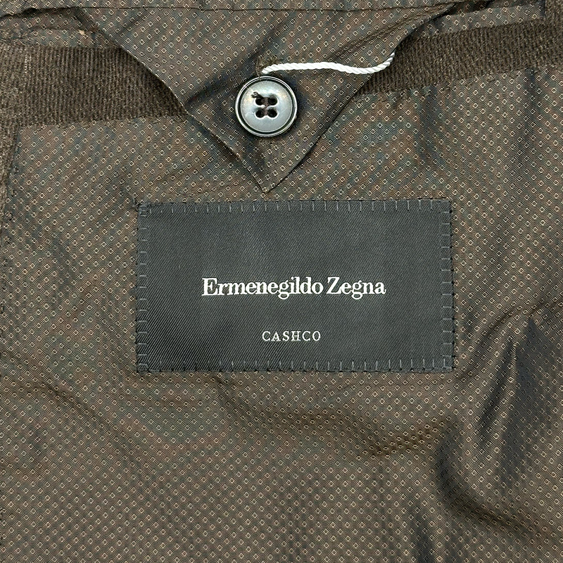 Ermenegildo Zegna men's brown velour blazer
