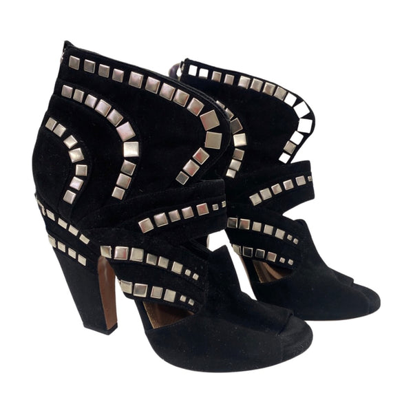 Alaia suede shop ankle boots