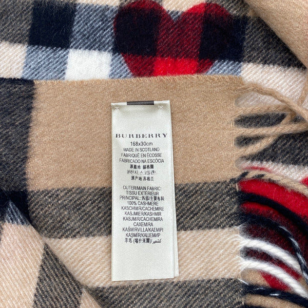burberry 100 cashmere scarf vintage
