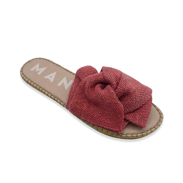 MANEBI pink knot open toe sandals – Loop Generation