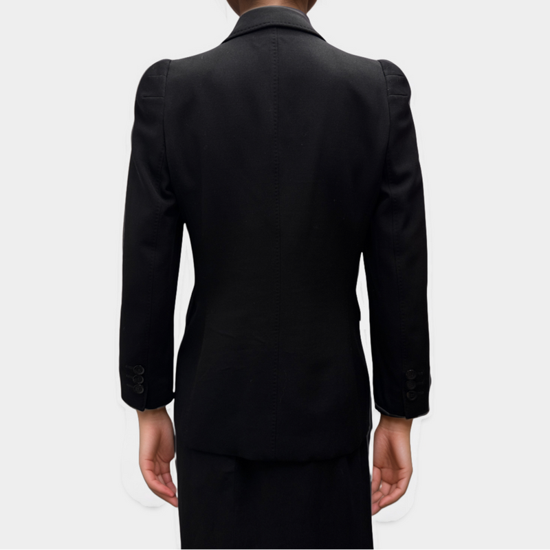 Gucci Women's Black Wool Blazer