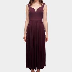 La Ligne NY Burgundy Long Dress