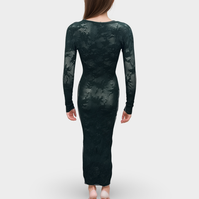 ALAIA Green Knit dress