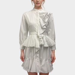 Alexander McQueen White cotton mini Dress