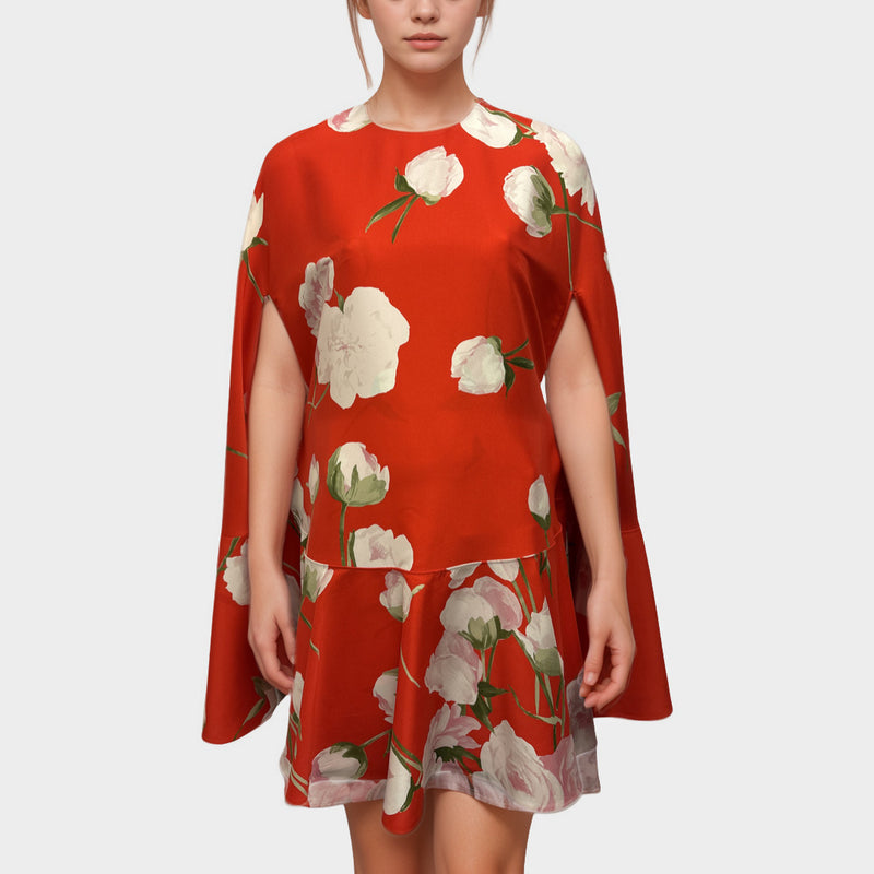 Valentino Red silk Dress