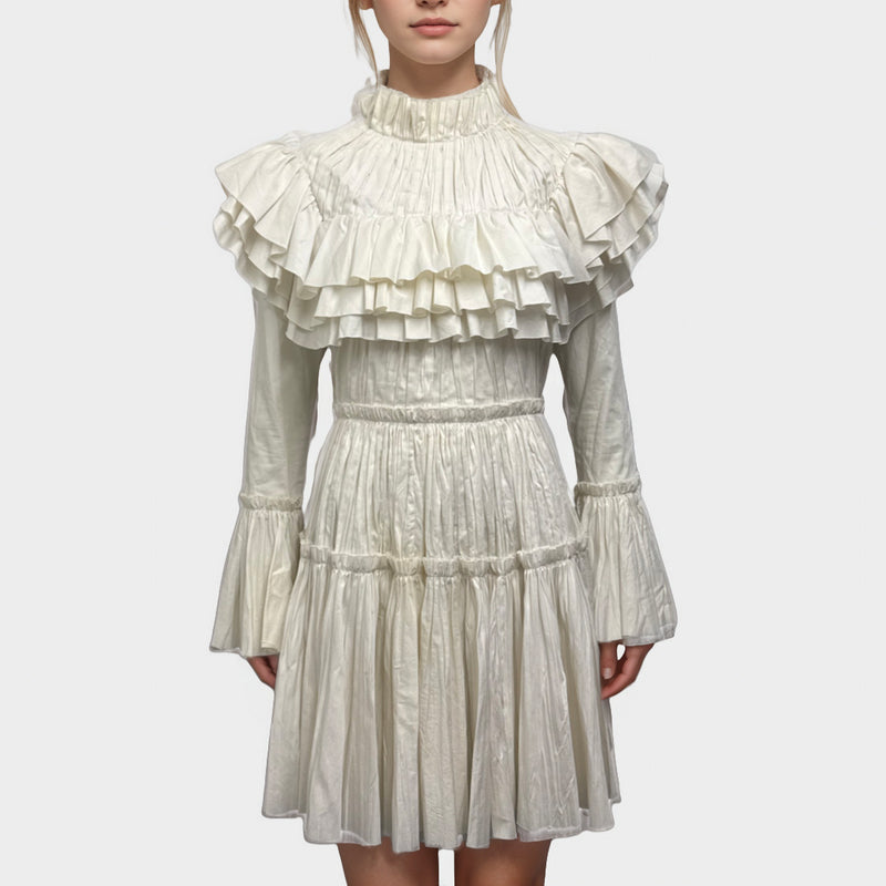 Khaite women's cream cotton dress