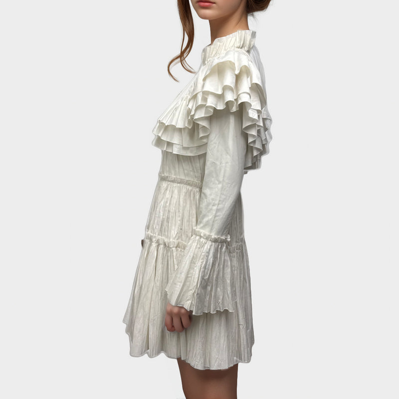 Khaite women's cream cotton dress