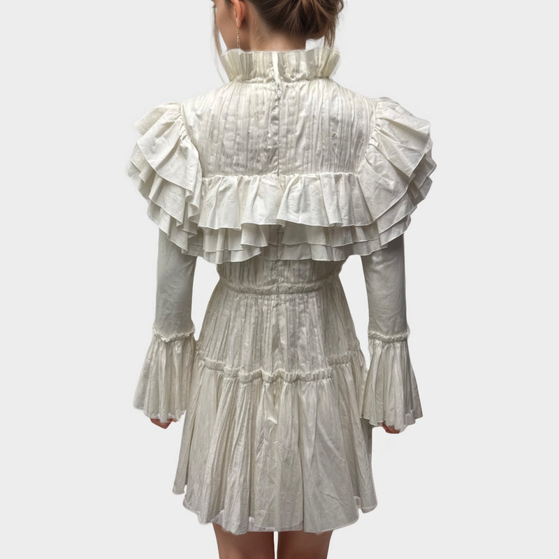 Khaite women's cream cotton dress