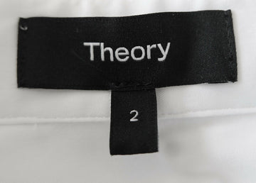 Theory women's white Fitted Shirt Dress  Loop Generation