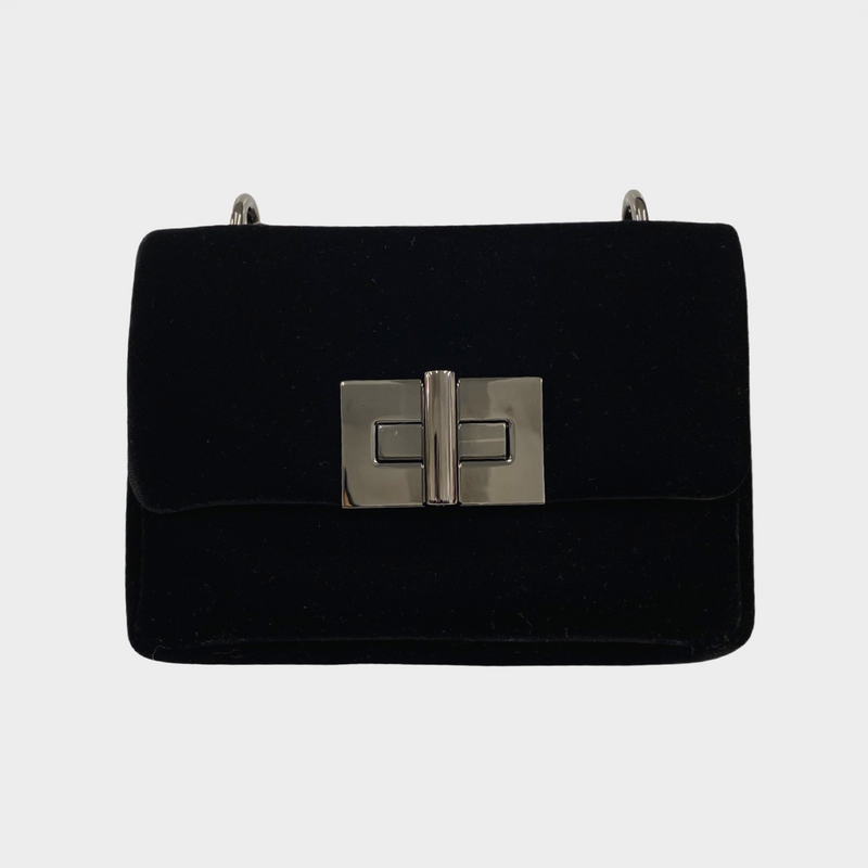 Tom Ford women's velvet bag with silver chain
