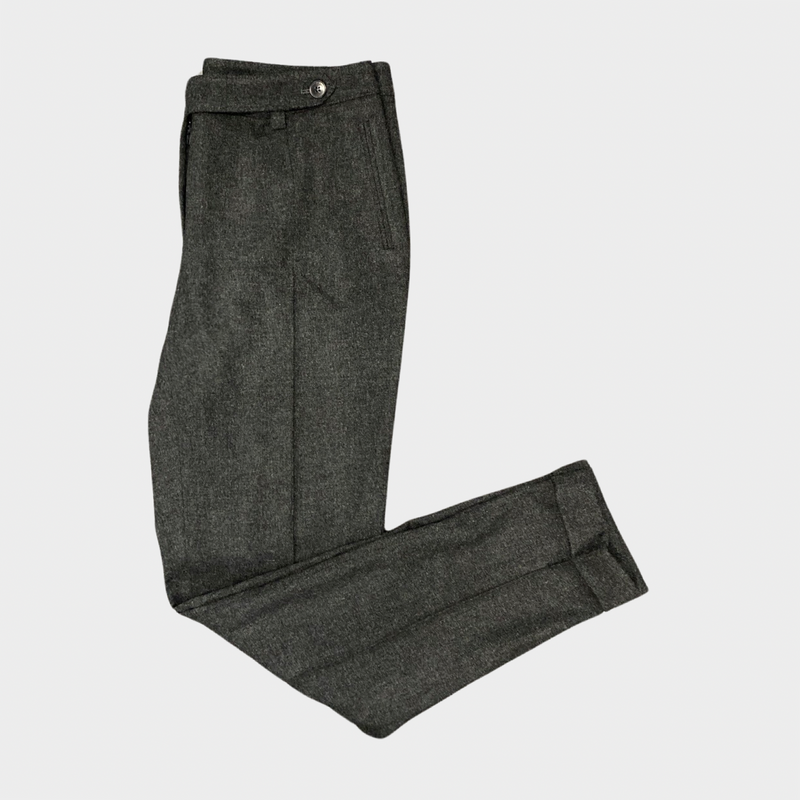 Loro Piana women's grey cashmere trousers