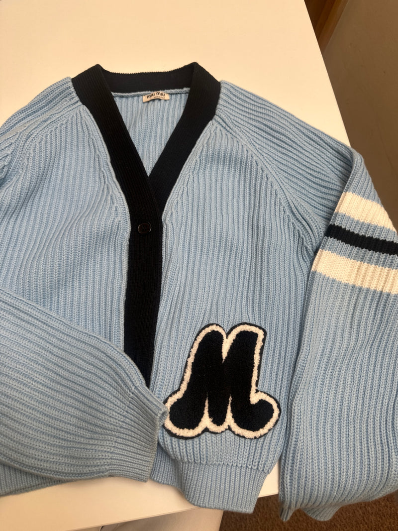 Miu Miu Light Blue Cardigan NA