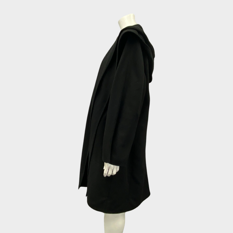 Hermes women's black vintage cashmere cape