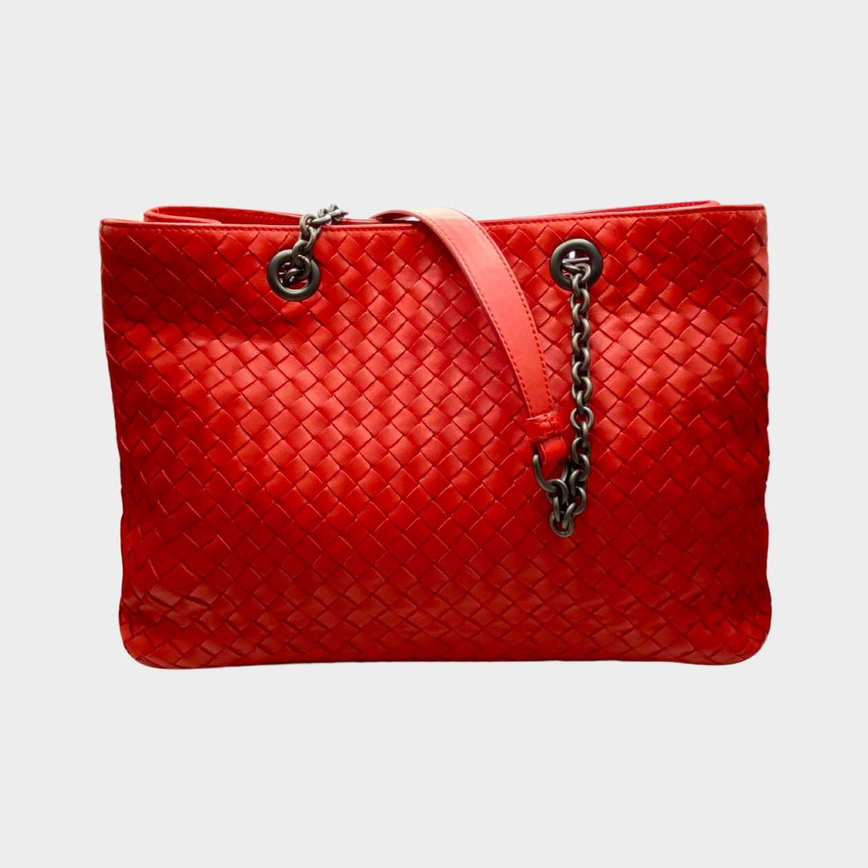 Louis Vuitton - Authenticated Chain Bag Handbag - Leather Red for Women, Very Good Condition