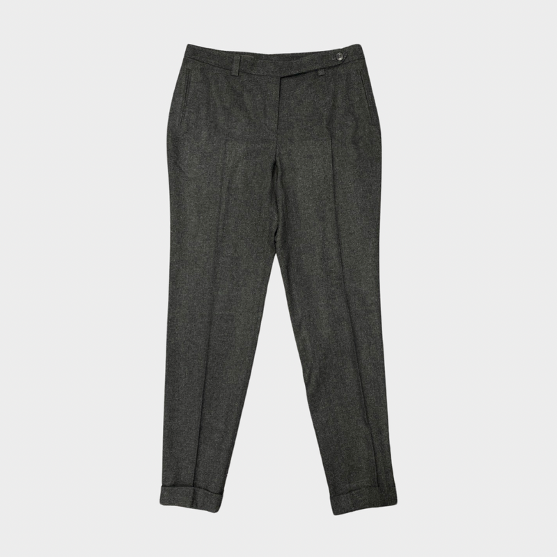 Loro Piana women's grey cashmere trousers