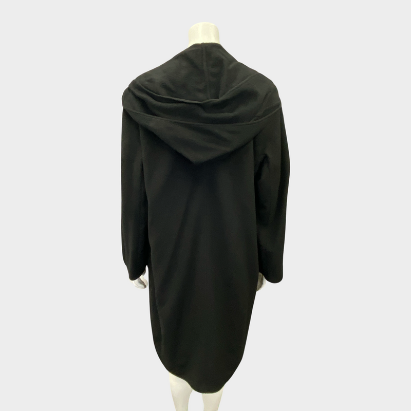 Hermes women's black vintage cashmere cape