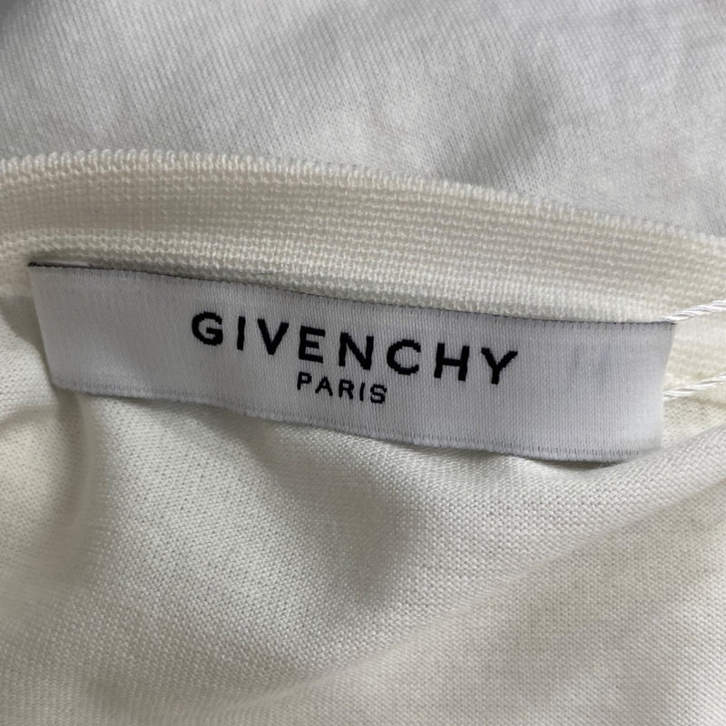 Givenchy women's ecru graphic oversized t-shirt