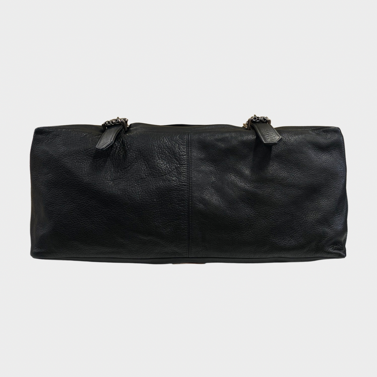 Chrome Hearts men's black leather crossbody bag – Loop