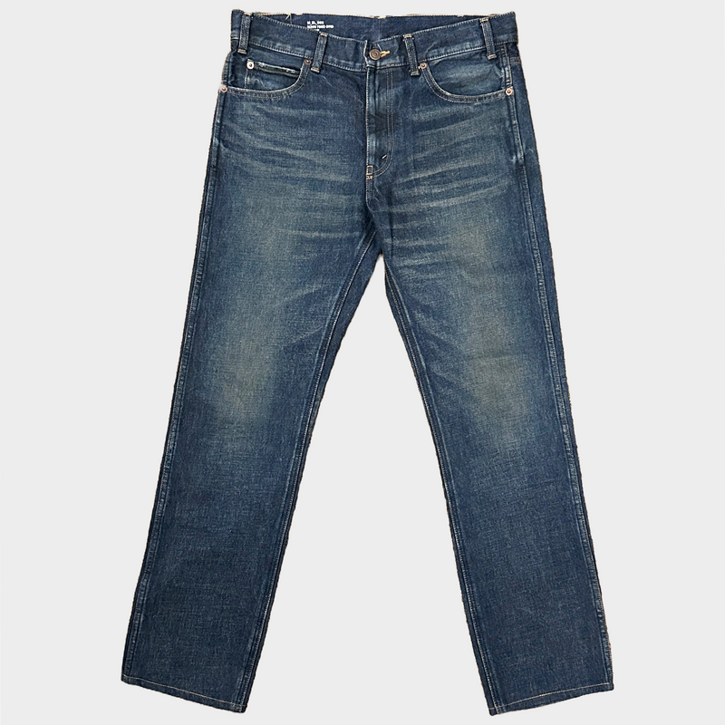 Celine men's blue cotton washed jeans