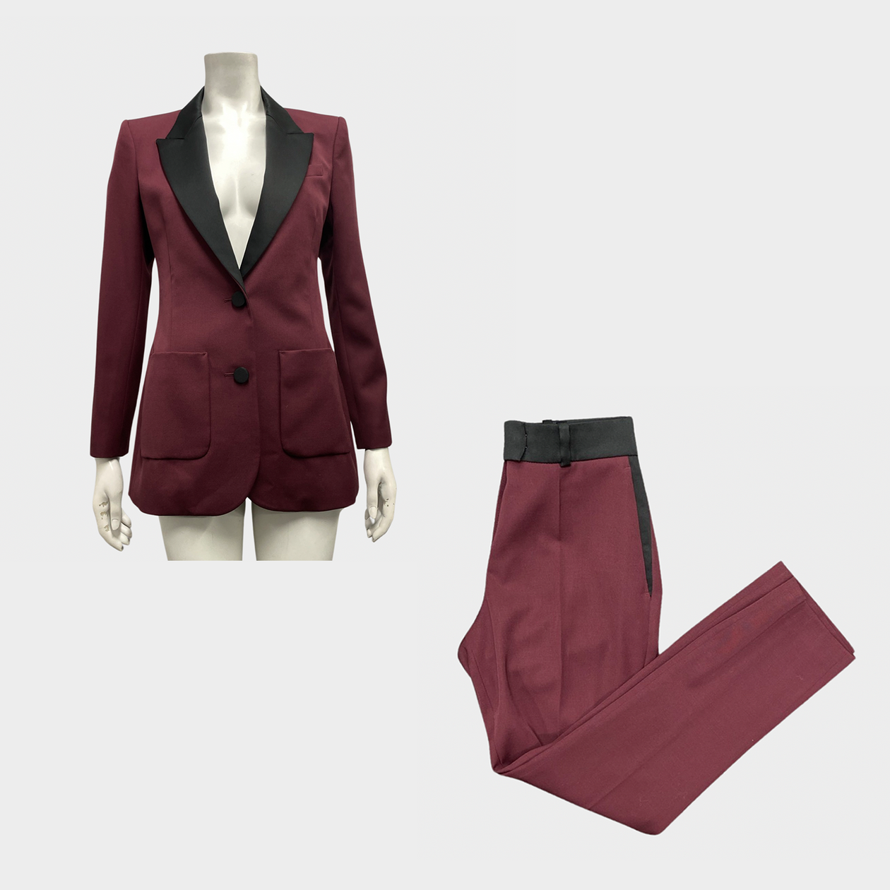 Racil women's burgundy suit set – Loop Generation