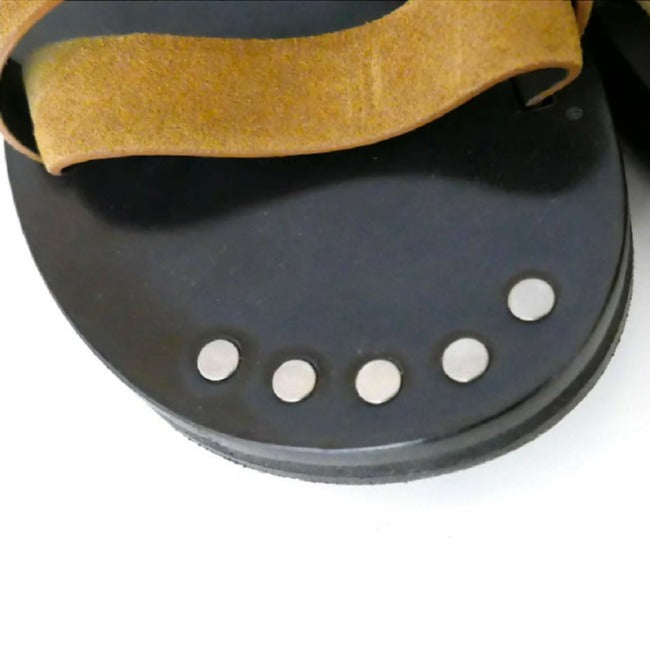 Isabel Marant women's tan suede platform sandals