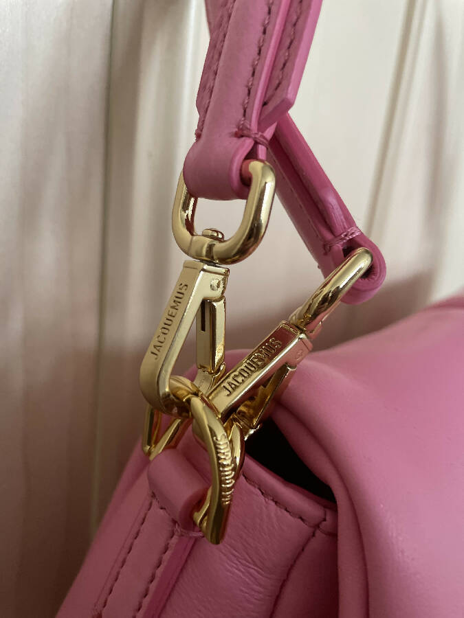 Jacquemus pink padded leather Bambimou bag