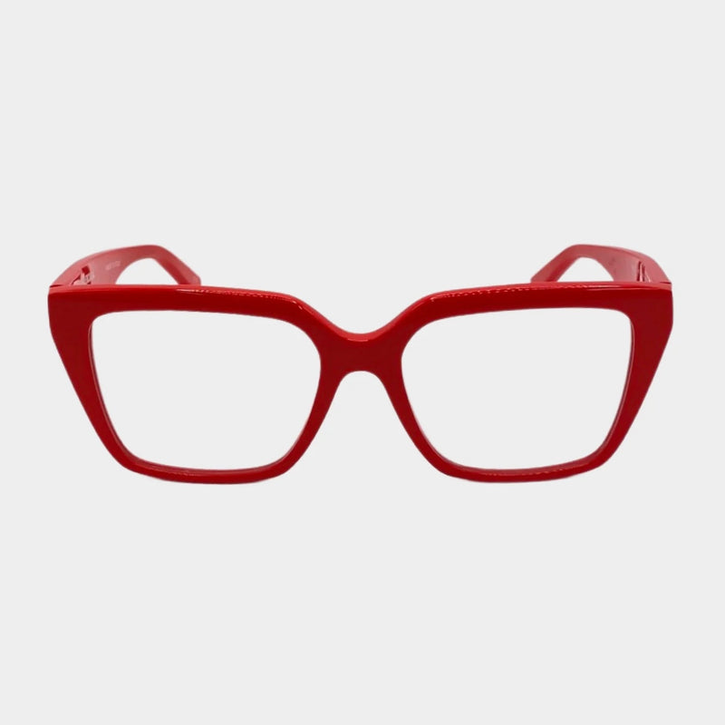 Balenciaga women's red reading glasses