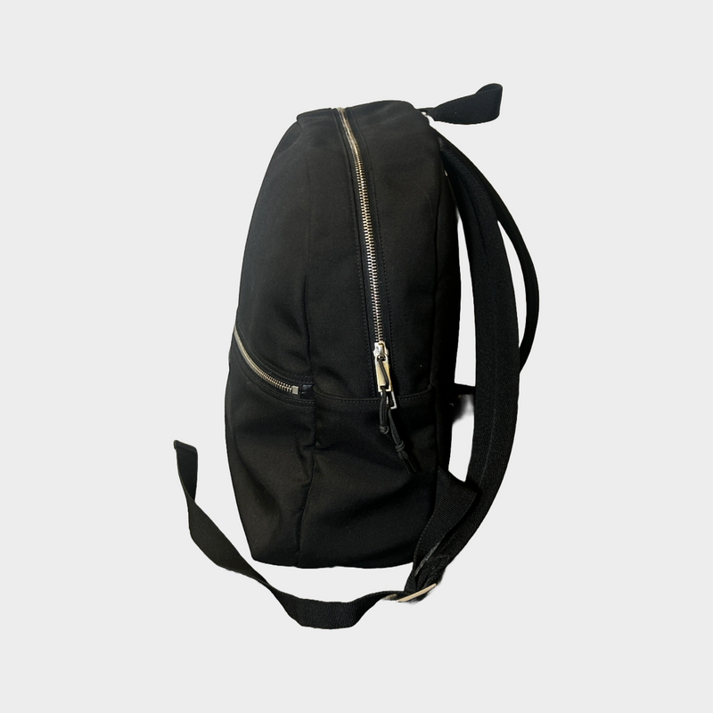 Saint Laurent men's black canvas Nux backpack
