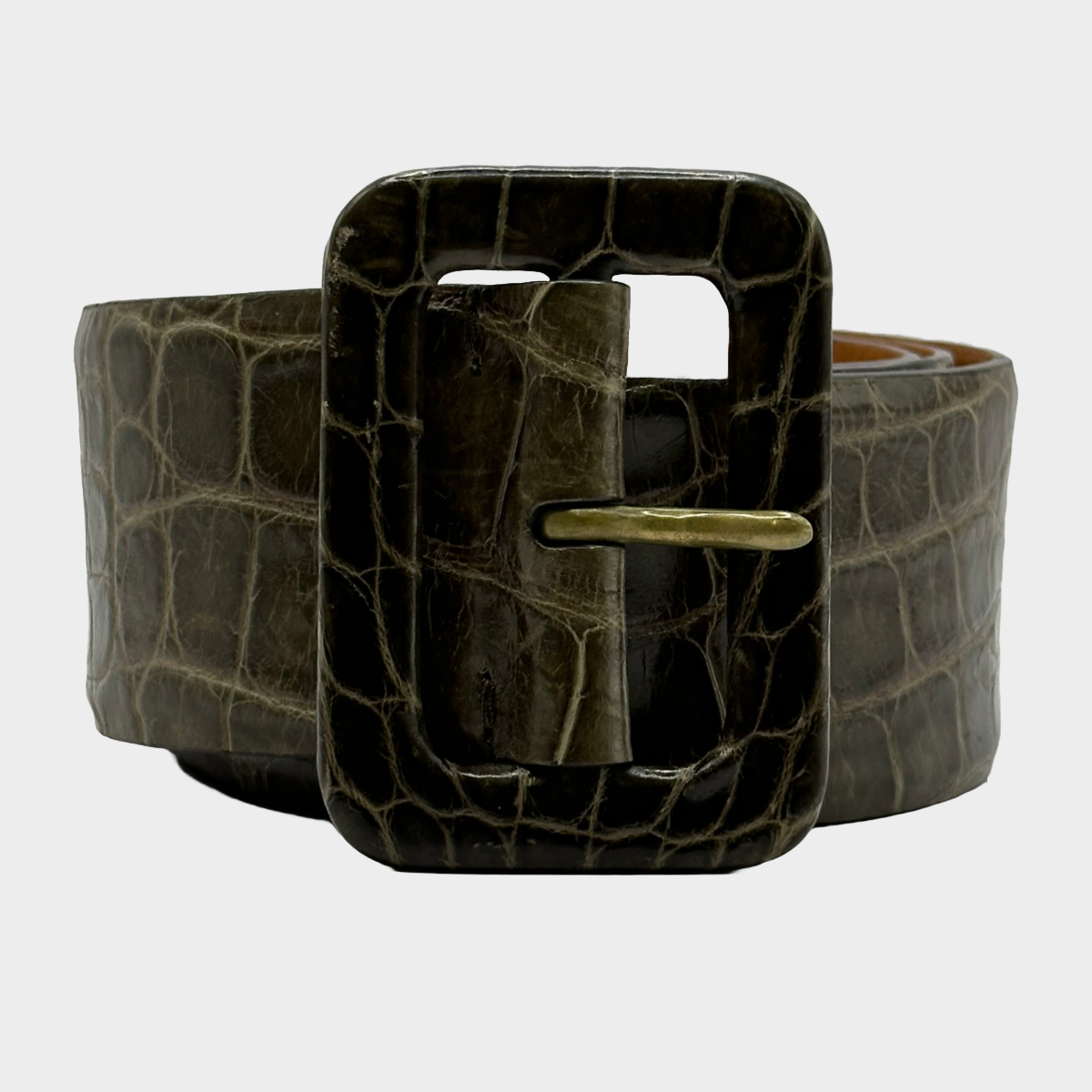 Italian Leather Belt Green Alligator Crocodile
LAUREN Ralph Lauren ‎Size XL New Ralph Lauren Alligator In Men main image 3