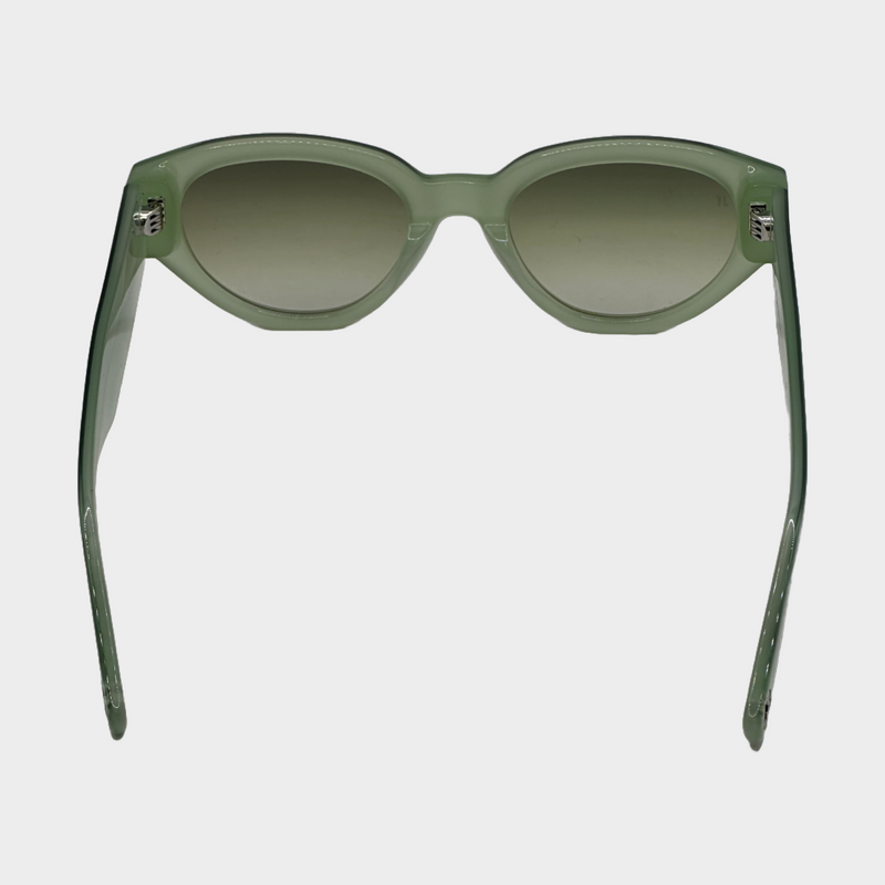 Roxanne First x Jimmy Fairly women's green transparent acetate sunglasses