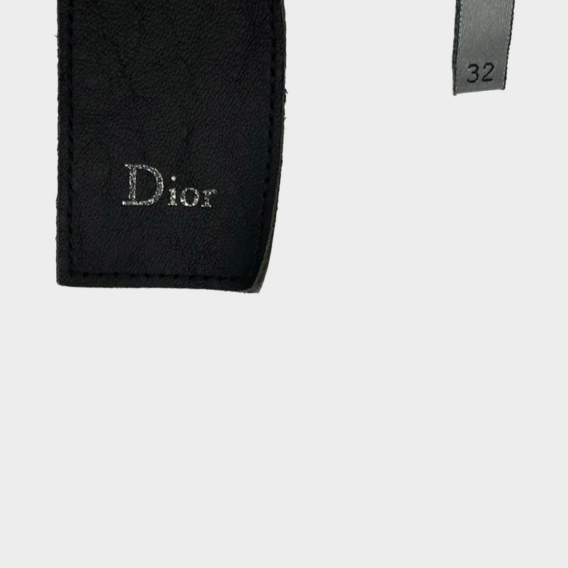 DIOR HOMME men's black cotton jeans