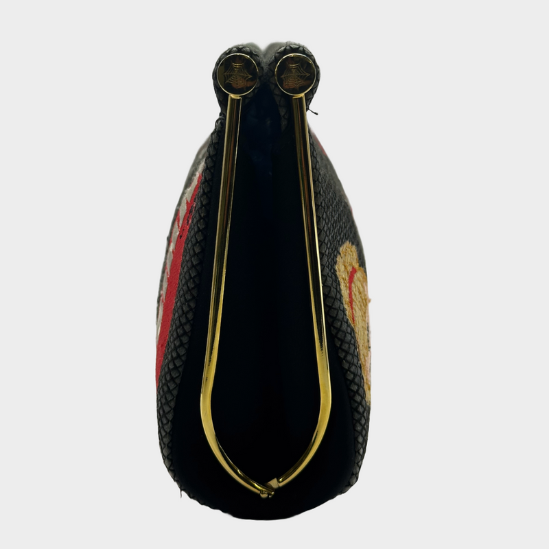 Charlotte Olympia multicoloured silk stockings secret pouch