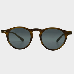 Oliver Peoples men's brown acetate sunglasses
