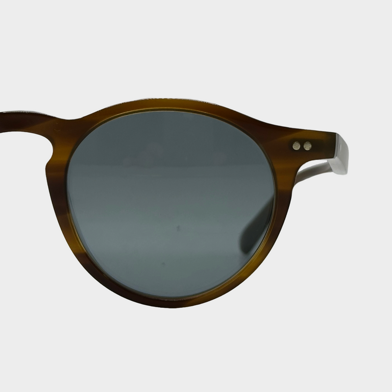 Oliver Peoples men's brown acetate sunglasses
