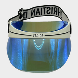 DIOR white and blue J'Adior club 1 oblique visor cap