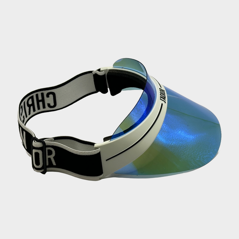 DIOR white and blue J'Adior club 1 oblique visor cap