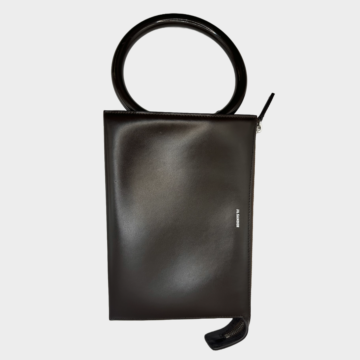JIL SANDER brown leather tootie crossbody bag – Loop Generation