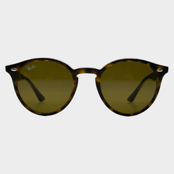 Ray-Ban dark brown tortoiseshell round Havana sunglasses