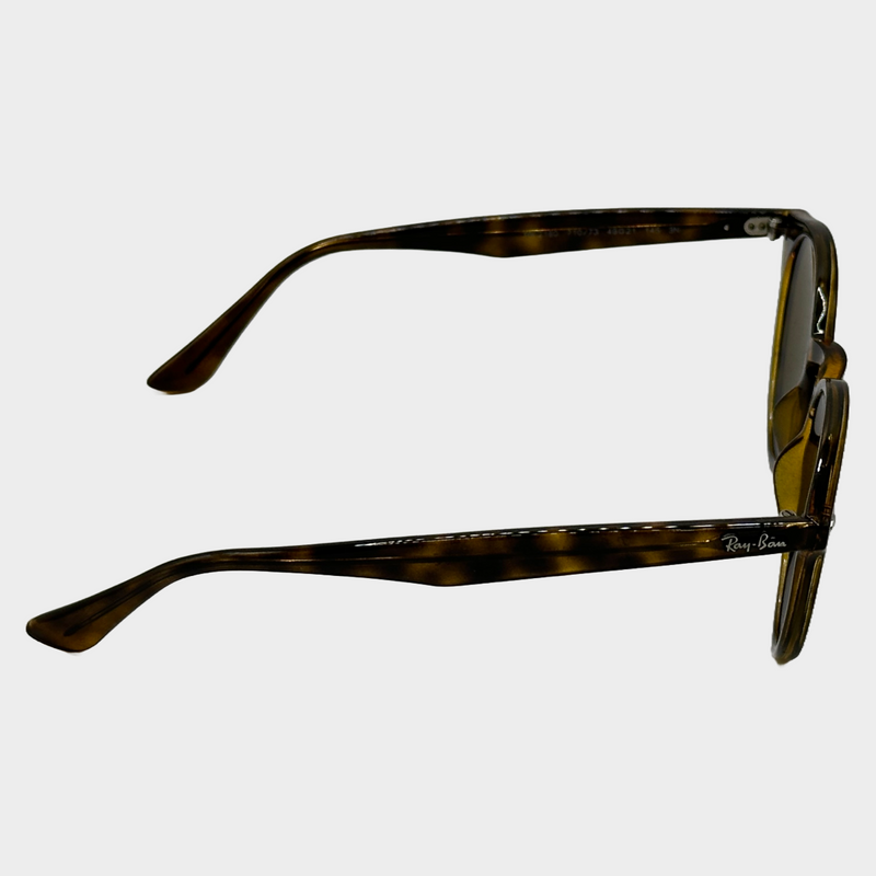 Ray-Ban dark brown tortoiseshell round Havana sunglasses