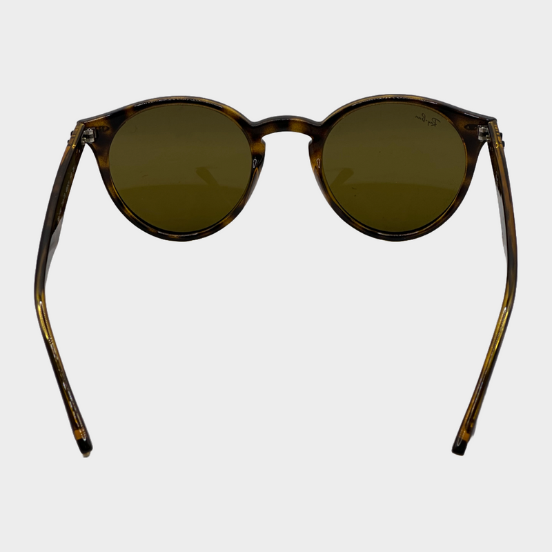 Ray-Ban dark brown tortoiseshell round Havana sunglasses