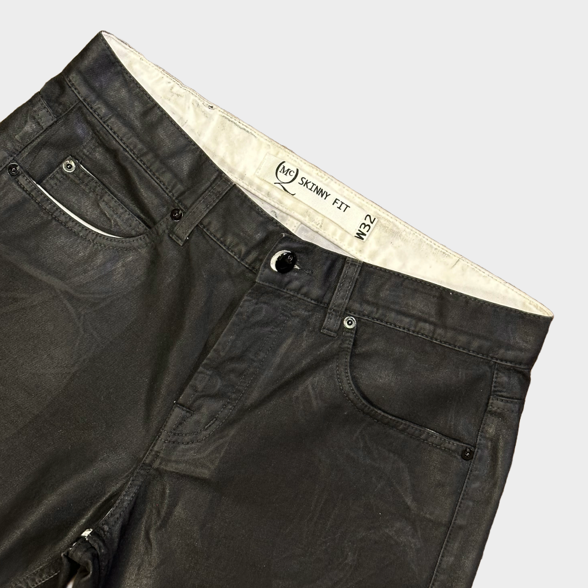 【送料&関税込】Alexander McQueen Black Denim Jeans Alexander Mcqueen Denim jeans - Black - Men | 625465QPY570901