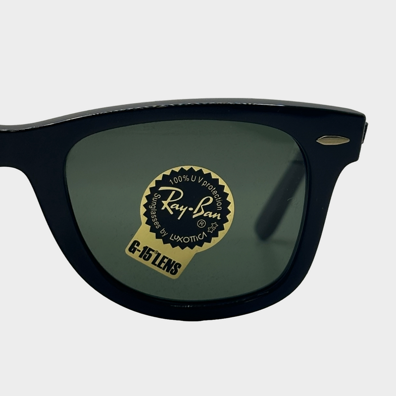 Ray Ban unisex black wayfarer sunglasses
