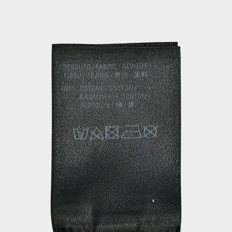 Balenciaga men's black cotton logo t-shirt