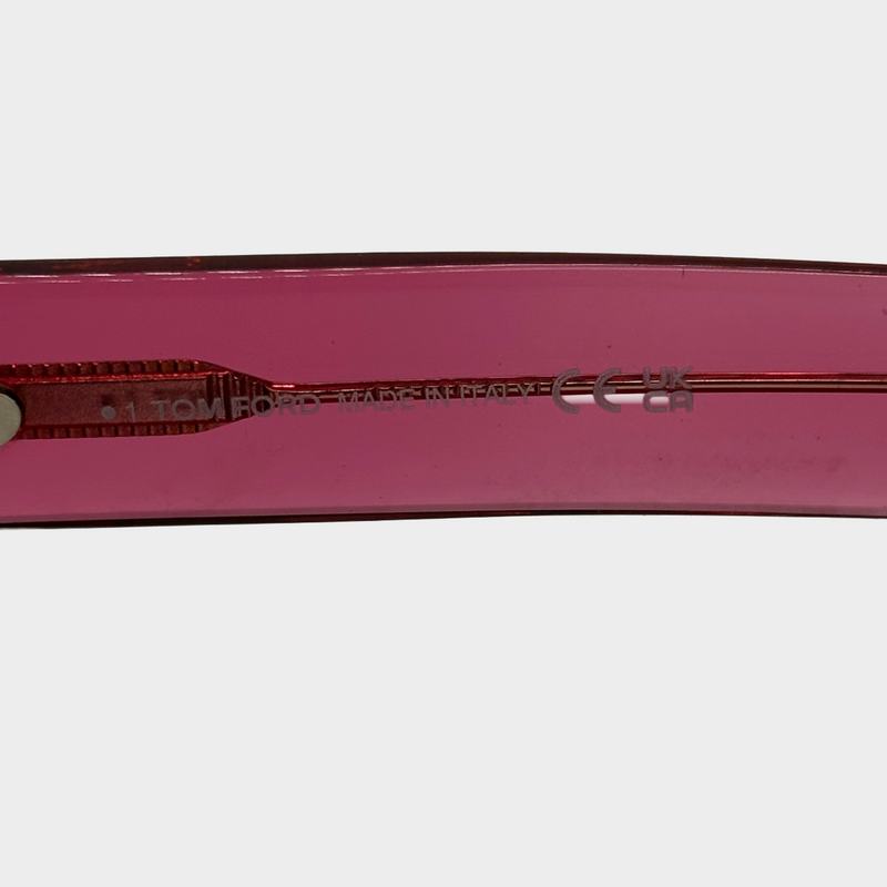 Tom Ford men's pink Fausto sunglasses
