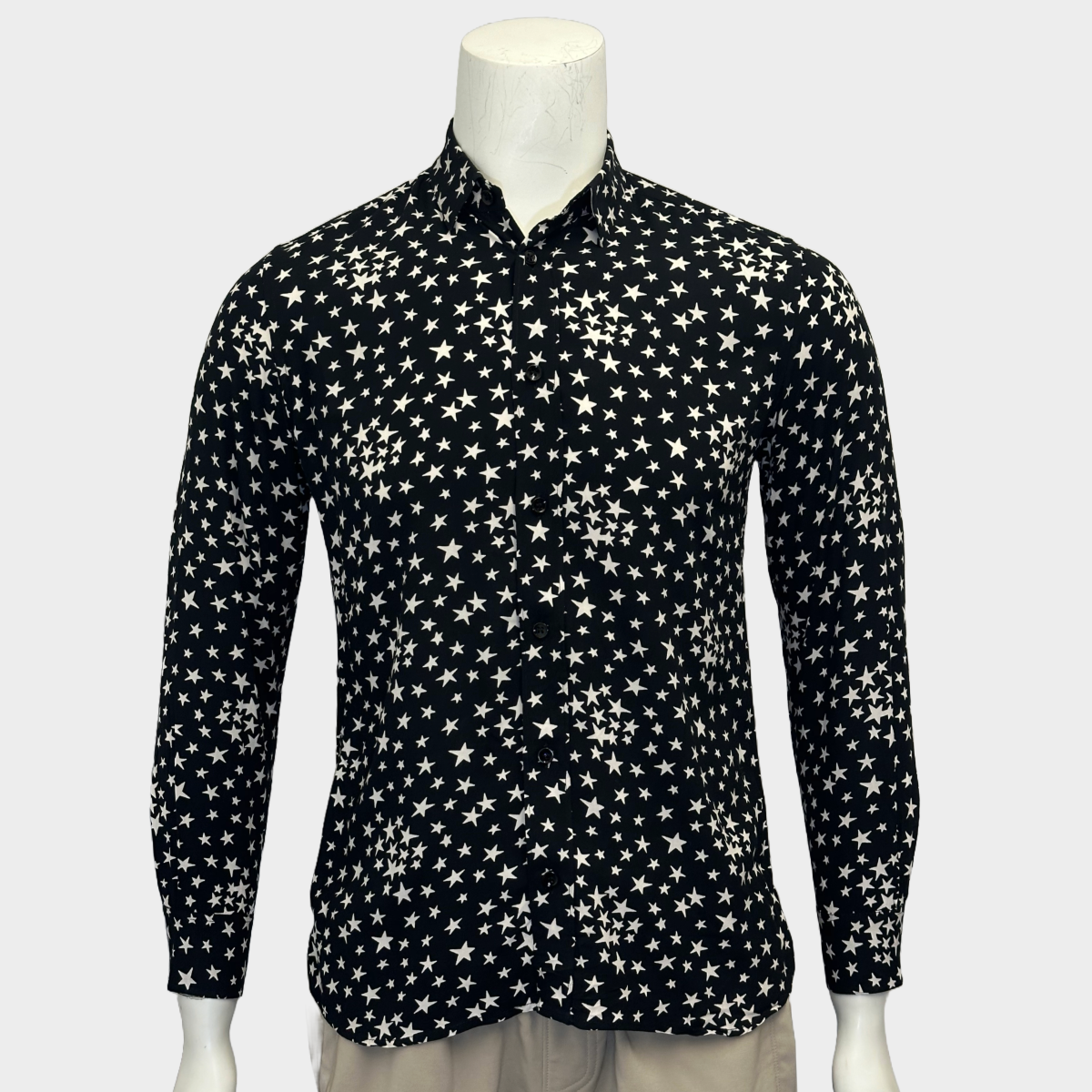 Saint Laurent Rive Gauche YSL Spring 1979 Stars Moon Print