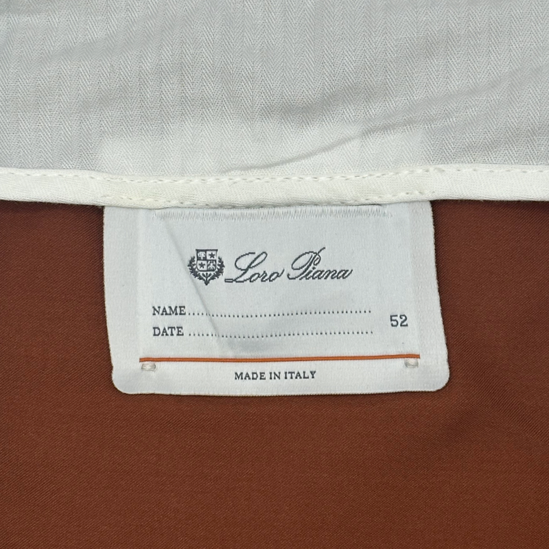 Loro Piana men's grey cotton elasticated trousers