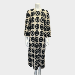 Zimmermann black and ecru crochet Ginger dress
