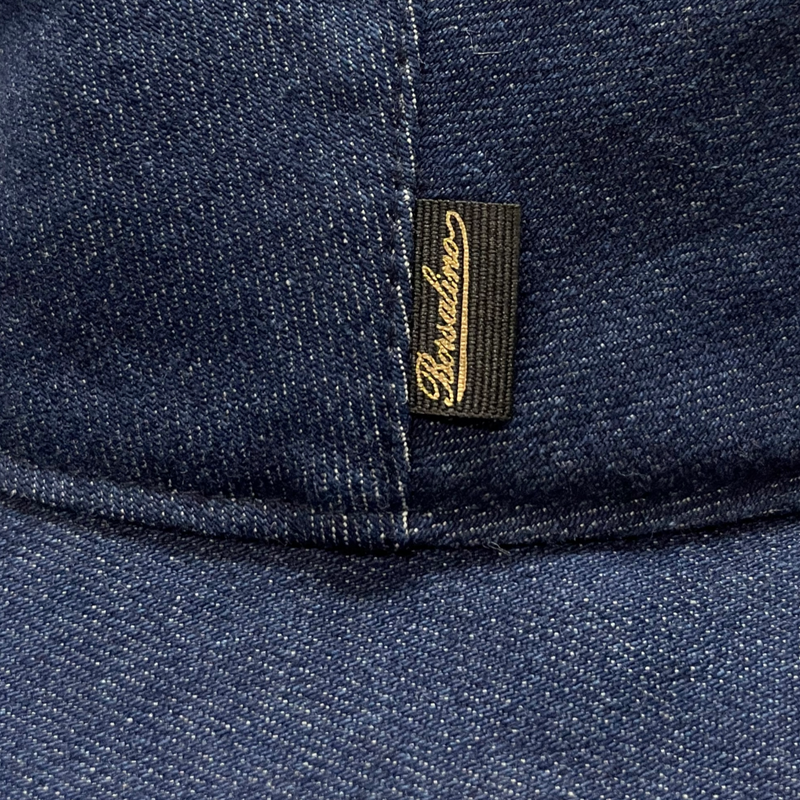 Borsalino men's blue denim bucket hat